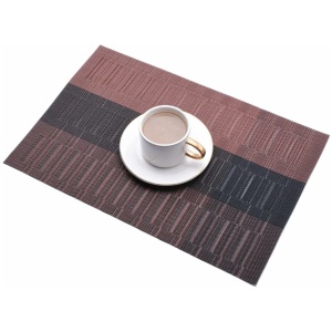 Homsef Woven PVC Placemats, 45 × 30 cm, Set of 4