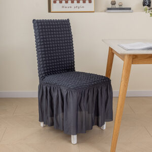 Homsef Bubble Frill Stretch Dining Chair Cover
