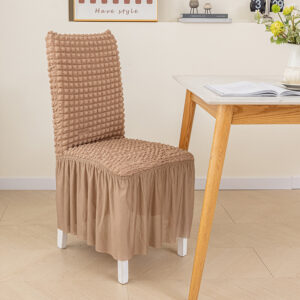 Homsef Bubble Frill Stretch Dining Chair Cover