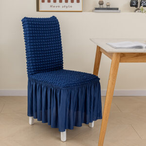 Homsef Bubble Frill Stretch Dining Chair Cover