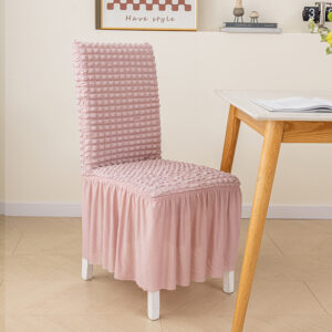 Homsef Bubble Frill Stretch Dining Chair Cover