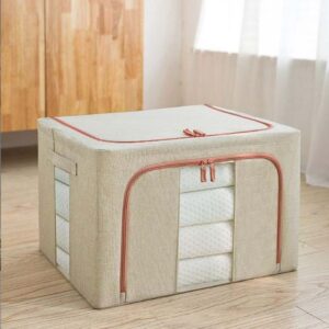 Homsef Foldable Oxford Fabric Storage Bag with Steel Frame