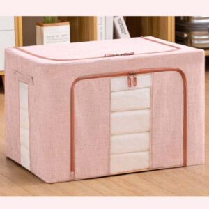 Homsef Foldable Oxford Fabric Storage Bag with Steel Frame