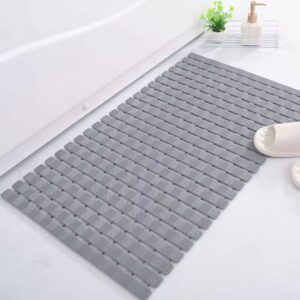 HOMSEF Lightweight PVC Non-Slip with Drain Holes Shower Floor Mat / Footmat for Bathroom or Bathtub