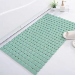 HOMSEF Lightweight PVC Non-Slip with Drain Holes Shower Floor Mat / Footmat for Bathroom or Bathtub