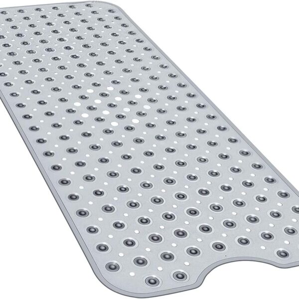Homsef Textured Bathtub Mat with Suction Cups, 40 × 100 cm