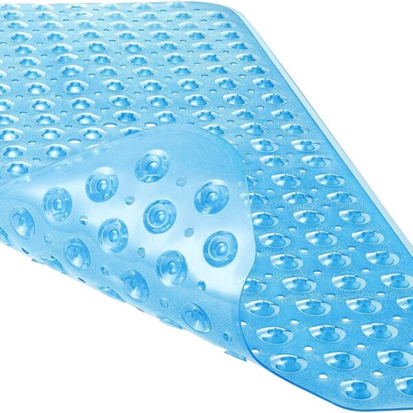Homsef Textured Bathtub Mat with Suction Cups, 40 × 100 cm