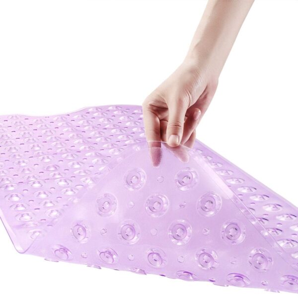 Homsef Textured Bathtub Mat with Suction Cups, 40 × 100 cm