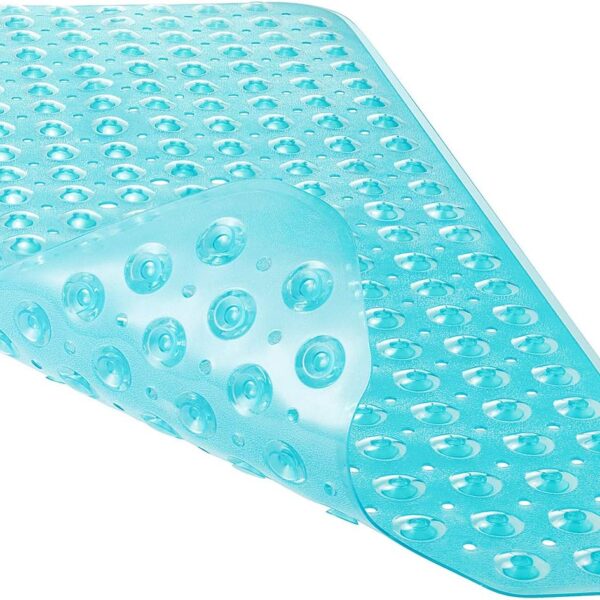 Homsef Textured Bathtub Mat with Suction Cups, 40 × 100 cm