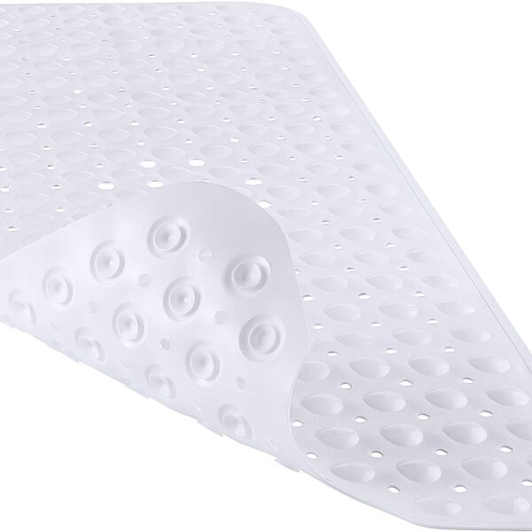 Homsef Textured Bathtub Mat with Suction Cups, 40 × 100 cm
