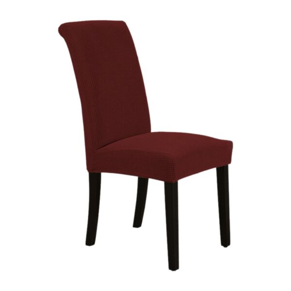 Jacquard-Waterproof-chair-cover-Maroon-1