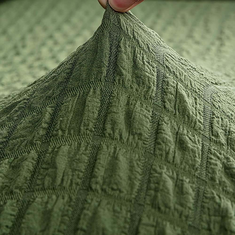 HOMSEF Turkish Bubble Frill, Elastic Stretchable Sofa Cover, High durable for Living Room & Bed Room. - Image 3
