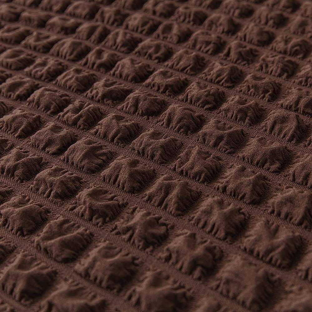 HOMSEF Turkish Bubble Frill, Elastic Stretchable Sofa Cover, High durable for Living Room & Bed Room. - Image 5