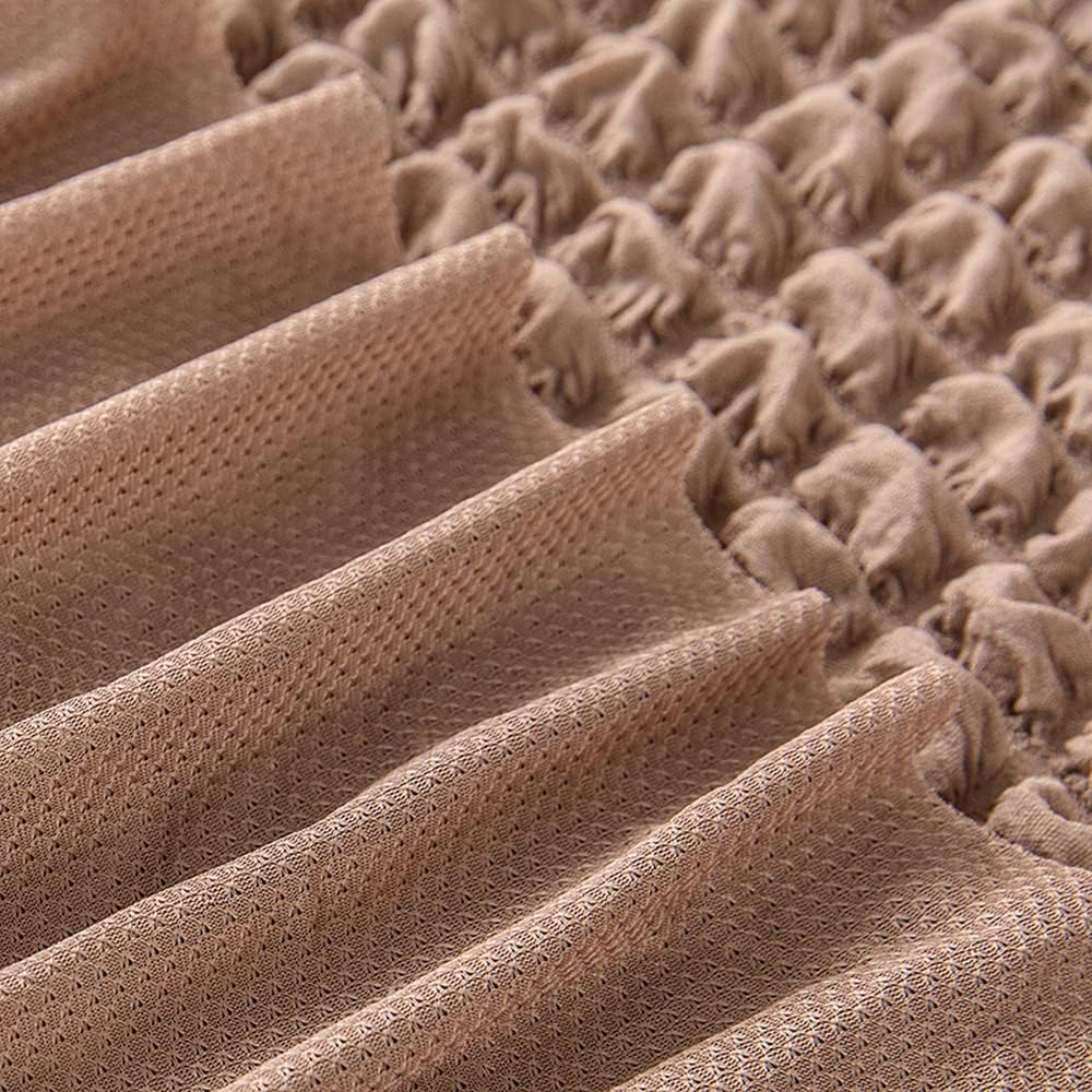 HOMSEF Turkish Bubble Frill, Elastic Stretchable Sofa Cover, High durable for Living Room & Bed Room. - Image 4