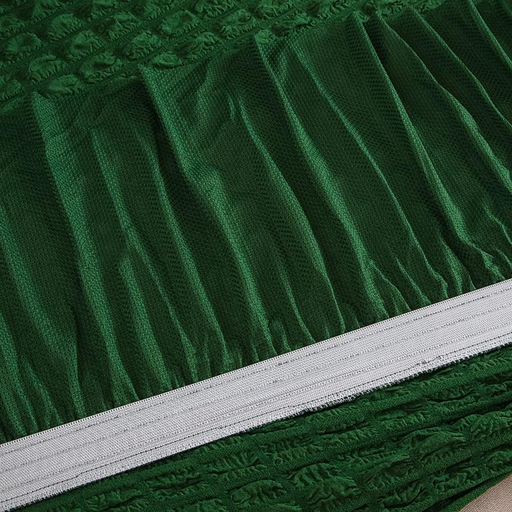 HOMSEF Turkish Bubble Frill, Elastic Stretchable Sofa Cover, High durable for Living Room & Bed Room. - Image 3