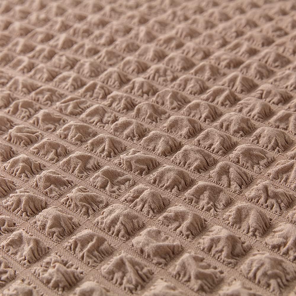 HOMSEF Turkish Bubble Frill, Elastic Stretchable Sofa Cover, High durable for Living Room & Bed Room. - Image 5