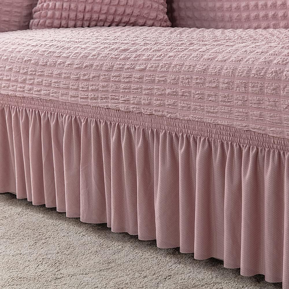 Homsef Bubble Frill Stretch Sofa Cover - Image 2