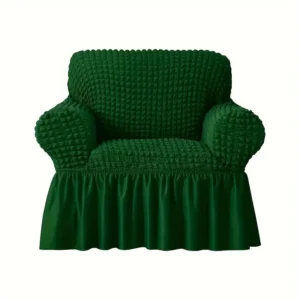 HOMSEF Turkish Bubble Frill, Elastic Stretchable Sofa Cover, High durable for Living Room & Bed Room.
