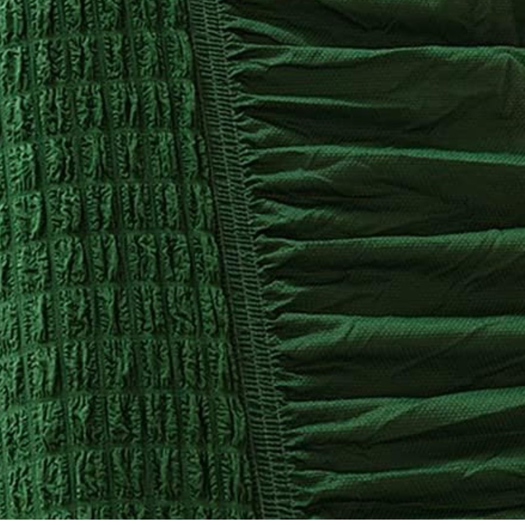 HOMSEF Turkish Bubble Frill, Elastic Stretchable Sofa Cover, High durable for Living Room & Bed Room. - Image 4